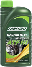 Трансмиссионное масло Fanfaro ATF III синтетическое