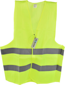 Жилет светоотражающий Intertool зеленый плотный