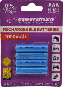 Акумуляторна батарейка ESPERANZA EZA102B 1000 mAh 4
