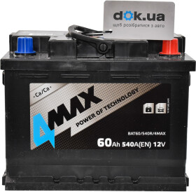 Акумулятор 4Max 6 CT-60-R BAT60540R4MAX