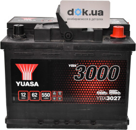 Акумулятор Yuasa 6 CT-60-R YBX 3000 YBX3027