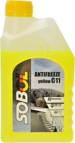 Готовий антифриз Sobol G11 жовтий -30 °C