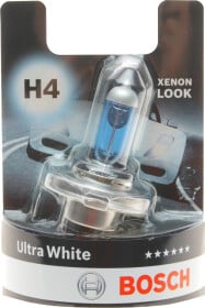 Автолампа Bosch Ultra White H4 P43t 55 W 60 W 1987301152