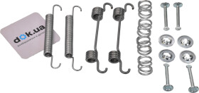 Монтажный комплект барабанных тормозных колодок Delphi LY1381