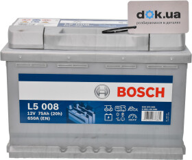 Акумулятор Bosch 6 CT-75-R L5 0092L50080