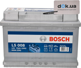 Аккумулятор Bosch 6 CT-75-R L5 0092L50080