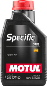 Моторное масло Motul Specific 0101 10W-50 синтетическое