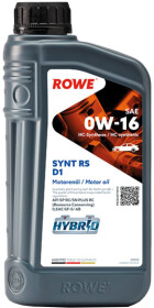 Моторное масло Rowe Synt RS D1 0W-16 синтетическое