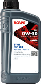 Моторное масло Rowe Synt RSF 950 0W-30 синтетическое