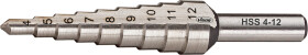 Сверло Vigor ступенчатое по металлу V2394 4-12 мм