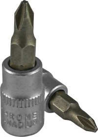 Торцева голова з битою JBM 10267 PH 0 1/4