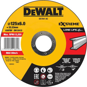 Круг зачисний DeWALT Extreme DX7941 125 мм