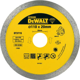 Круг отрезной DeWALT Extreme DT3715 110 мм