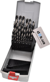 Набір свердл Bosch спіральних по металу 2608577352 1-13 мм 25 шт.