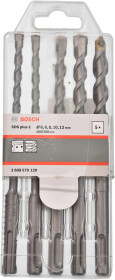 Набор буров Bosch 2608579120 спиральных по кирпичу и бетону 6-12 мм 5 шт.