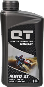 Моторное масло 2T QT Moto 20W полусинтетическое