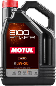 Моторное масло Motul 8100 Power 0W-20 синтетическое