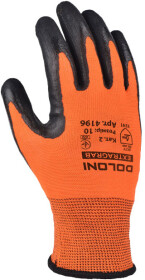 Перчатки рабочие Doloni Extragrab синтетические с латексным покрытием оранжевый