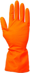 Перчатки бытовые Doloni D-CLEAN латексные оранжевый