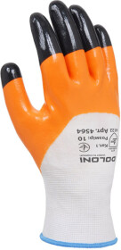 Перчатки рабочие Doloni D-Oil синтетические с нитриловым покрытием белый