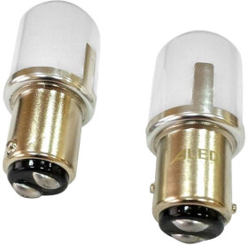 Автолампа ALed P21/5W BAY15d 3 W красная 24109