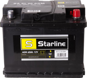 Аккумулятор Starline 6 CT-60-R BASL60AGM