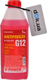Готовий антифриз S-Power G12 червоний -30 °C