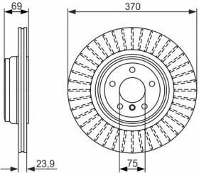 Тормозной диск Bosch 0 986 479 730