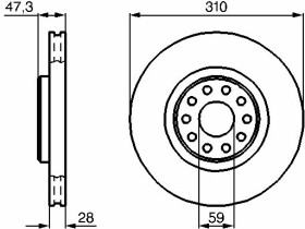 Тормозной диск Bosch 0 986 478 669