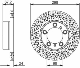 Тормозной диск Bosch 0 986 479 675