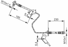 Гальмівний шланг Bosch 1 987 476 200