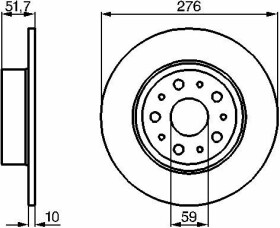 Тормозной диск Bosch 0 986 478 463