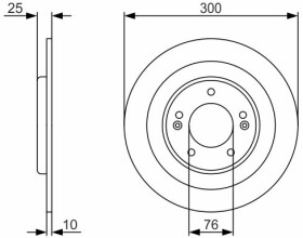 Тормозной диск Bosch 0 986 479 A46