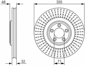 Тормозной диск Bosch 0 986 479 754