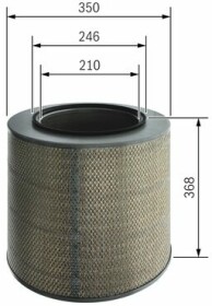 Воздушный фильтр Bosch F 026 400 280