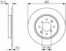 Тормозной диск Bosch 0 986 479 051