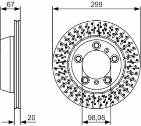 Тормозной диск Bosch 0 986 479 A09