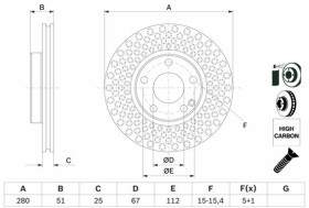 Тормозной диск Bosch 0 986 479 A00