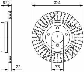 Тормозной диск Bosch 0 986 479 A78