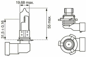 Лампа дальнего света Bosch 1 987 302 807