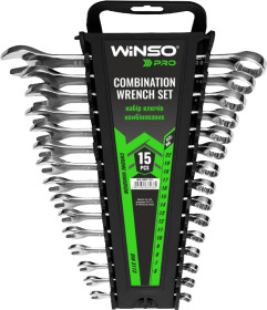 Набор ключей рожково-накидных Winso Pro-Series 900115 6-22 мм 15 шт