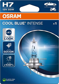 Автолампа Osram Cool Blue Intense (Next Gen) H7 PX26d 55 W прозоро-блакитна 64210CBN-1BL