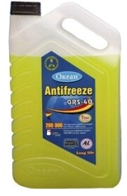 Готовий антифриз Ocean GRS-40 G11 жовтий -40 °C