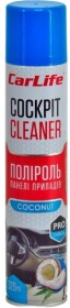 Поліроль для салону Carlife Cockpit Cleaner кокос 320 мл