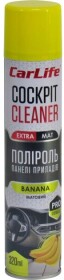 Поліроль для салону Carlife Cockpit Cleaner Extra Mat банан 320 мл