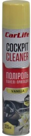 Поліроль для салону Carlife Cockpit Cleaner ваніль 320 мл