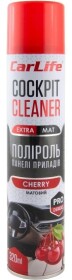 Полироль для салона Carlife Cockpit Cleaner Extra Mat вишня 320 мл