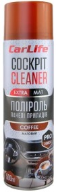 Поліроль для салону Carlife Cockpit Cleaner Extra Mat кава 500 мл