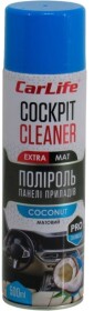 Поліроль для салону Carlife Cockpit Cleaner Extra Mat кокос 500 мл
