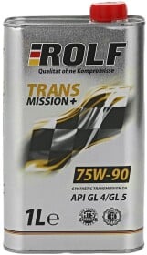 Трансмиссионное масло ROLF TransMission Plus GL-4 / 5 75W-90 синтетическое